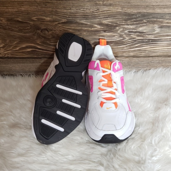 New Nike M2K Tekno Laser Fuchsia White Sneakers - Picture 4 of 7